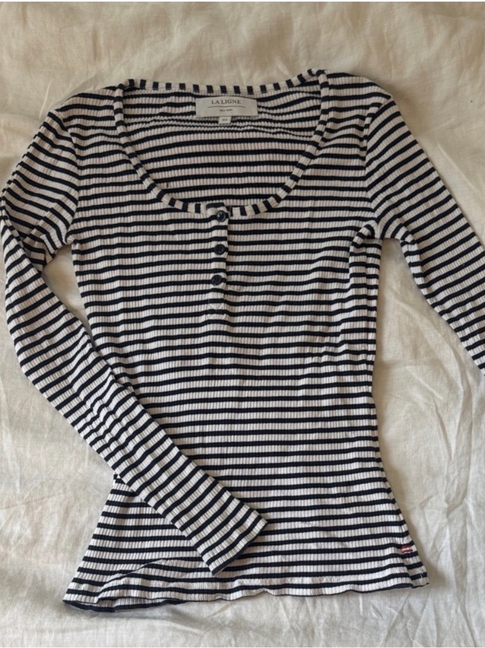 La Ligne striped top